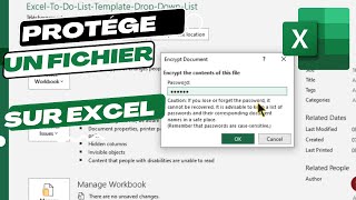 Comment Protégez vos fichiers Excel par mot passe en 3 clics  Chiffrer vos fichiers Excel [upl. by Marion698]