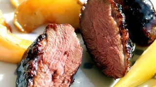 Recette  Magret de canard laqué au sirop de Liège [upl. by Foley]