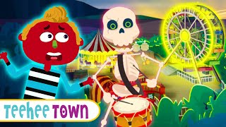 Spooky Scary Skeleton Songs For Kids  Spooky Loony Fair Song  TeeheeTown [upl. by Paxton]