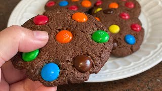 Cookies com 3 Ingredientes  Mais Fácil do Mundo [upl. by Nohtiek]