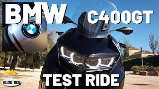 BMW C400GT Scooter  Test Ride  VLOG185 4K [upl. by Bastian]