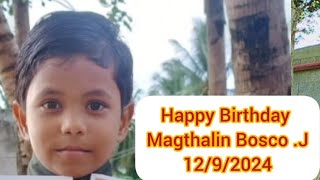 Birthday Blessing Prayer Happy birthday Magthalin Bosco J1292024 [upl. by Adeys]