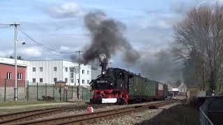 Museumsbahn Schönheide März 2023 [upl. by Ahsiekyt]