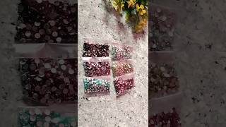 Unboxing colourful stones youtubeshorts shorts diy craftmaterials art artandcraft meesho [upl. by Lleruj29]