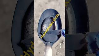 Hydrophobic Knife 😮shorts experiment ytshorts song [upl. by Rech]