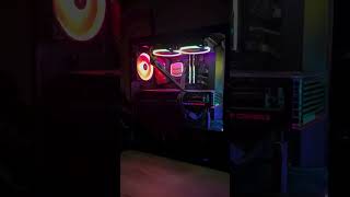 corsair 4000D airflow with LL120 fans Asus Rog Strix RTX 4070Ti build pc [upl. by Nidnal]