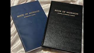 The Community of Christs Two Different Versions of the Book of Mormon [upl. by Ennalorac803]