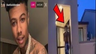 Rapper Blueface Kicks His Mom And Sister Out His House Full Video [upl. by Yhtommit]