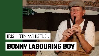 Irish Tin Whistle Bonny Labouring Boy [upl. by Bartlet630]