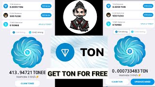 TON Mining Telegram Bot  Earn TON for Free [upl. by Marlette118]