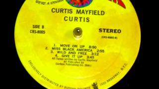 Curtis Mayfield  Move on up vinyl [upl. by Esiled]