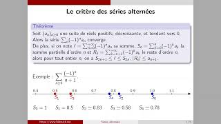 Le critère des séries alternées [upl. by Modestine950]