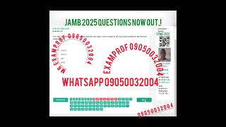 JAMB RUNZ 2025  JAMB EXPO 2025 [upl. by Galliett309]