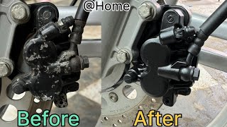 HOW TO PAINT BRAKE CALIPERS AT HOME THE EASIEST WAY [upl. by Grizelda]