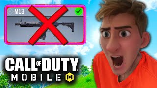 STOP USING M13 😡 COD MOBILE [upl. by Gnilrad]