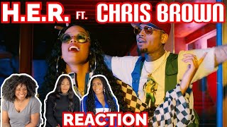 HER  Come Through Official Video ft CHRIS BROWN  UK REACTION 🇬🇧 [upl. by Leseil410]