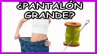 PINZAS para PANTALÓN a MANO en 3 minutos 😱  LATIN DIY [upl. by Yelnahs]