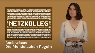 Netzkolleg Basiswissen –Mendelsche Regeln Grundlagen der Biologie [upl. by Nigen221]