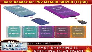 Card Reader for PS2 Playstation 2 MX4SIO SIO2SD Memory Card Adapter Review [upl. by Hoashis]