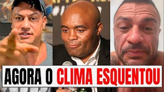 🚨 PREOCUPANTE POPÓ RESPONDE ANDERSON SILVA E FALA SOBRE LUTA CONTRA BAMBAM NO FIGHT MUSIC SHOW [upl. by Iadrahs]