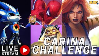 New Carinas Challenges Double Spidey Tigra and Mojo  Marvel Contest of Champions [upl. by Junno]