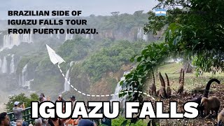 4K Brazilian Side of Iguazu Falls Tour from Puerto Iguazu [upl. by Guillaume767]