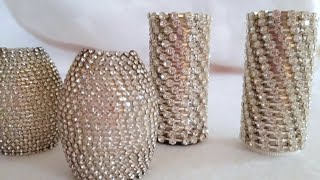 BLING SALT amp PEPPER SHAKER DIY DECOR PIER 1 INSPIRED [upl. by Shifrah176]