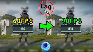 How To Get HDR90FPS In PUBG MOBILE Gameloop  NO LAG [upl. by Bealle]