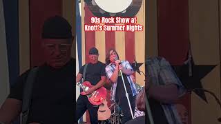 Knott’s Summer Nights Bands 90s Rock Show hits the stage knottssummernights 90srock shorts [upl. by Houlberg517]