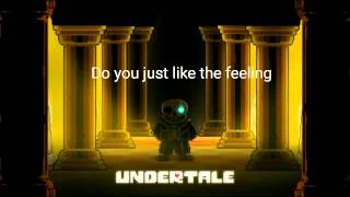 Undertale  Stronger than you Sans Parody by Djsmell w lyrics [upl. by Lledal348]