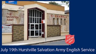 Hurstville Salvation Army 19th July English Service [upl. by Celin]