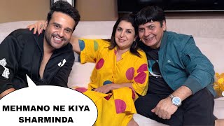 Mehmano ne kiya sharminda FarahKhanK krushna abhishek  Sudesh Lehri manilehri [upl. by Kamilah500]