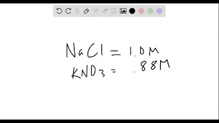 You have two aqueous solutions separated by a semipermeable membrane One contains 585 g … [upl. by Arnulfo]