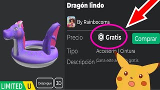 Nuevo UGC limitado gratis de dragon en roblox [upl. by Zadack]