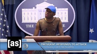 President Mesh Shirt  Loiter Squad  Adult Swim [upl. by Garber]