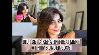 Keratin treatment under 50 at home This is what Brazilian botox did to my hair [upl. by Hako]