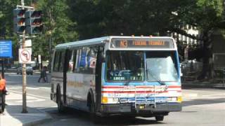 WMATA 1990 Flxible MetroB 9387 on route Q4 part 1 [upl. by Htiduj721]