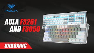 Aula F3261 amp F3050 Mechanical Keyboards Unboxing Tagalog [upl. by Desiree]