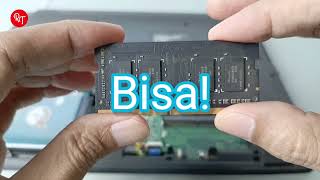 CARA UPGRADE RAM LAPTOP AGAR TIDAK LEMOT I TUTORIAL MENAMBAH RAM [upl. by Riha815]