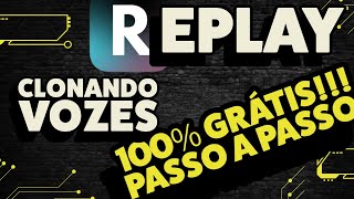 Como Clonar Qualquer Voz com REPLAY Ferramenta de Inteligência Artificial [upl. by Ennobe43]