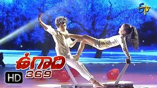 Shivamani Jiah Dance performance  Ugadi 369  29th March 2017  ETV Telugu [upl. by Dylana]