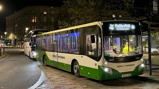 Connexions buses evora doing rail replacements in Huddersfield same with a travel express coach [upl. by Bertrando]