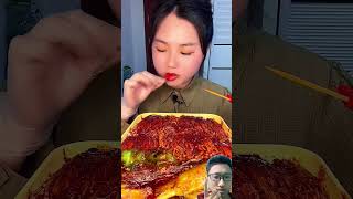 Delicious mukbang enoki mushrom mukbang chili food eatingshow [upl. by Hermon]