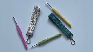 Crochet  Key LanyardKeyring LanyardKey Holder  Thermal Stitch [upl. by Halsey]