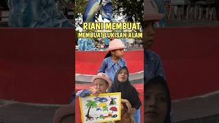 RIANI BELAJAR MELUKIS BESTIE [upl. by Wilhide]