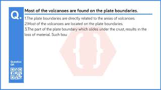 Most of the volcanoes are found on the plate boundaries Give geographical reasons  Geography [upl. by Ximenez]