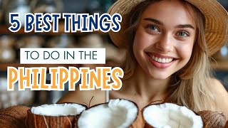 FIVE BEST THINGS TO DO IN THE PHILIPPINES 2024 WHY PEOPLE COME TO THE PHILIPPINES [upl. by Ahcsropal877]