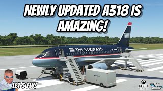 Updated Airbus A318 is AMAZING Many Additions MUST SEE Microsoft Flight Simulator XBOX MSFS2020 [upl. by Eldoree]