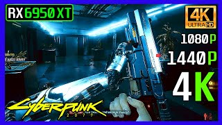 RX 6950 XT  Cyberpunk 2077 Tested in 1080p 1440p 4k  FSR Raytracing on  off MAX Settings [upl. by Bazluke848]