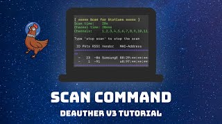 Scan Command  Deauther V3 Tutorial [upl. by Ayerf]